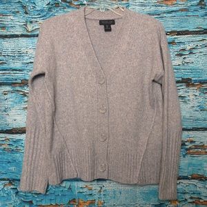 Rachel Zoe Button Front Grey Cardigan Size S